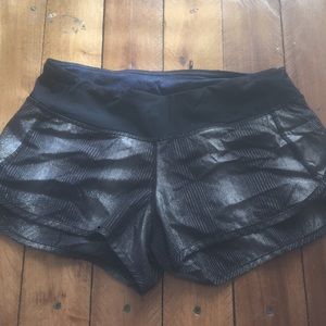 Black lulu lemon shorts